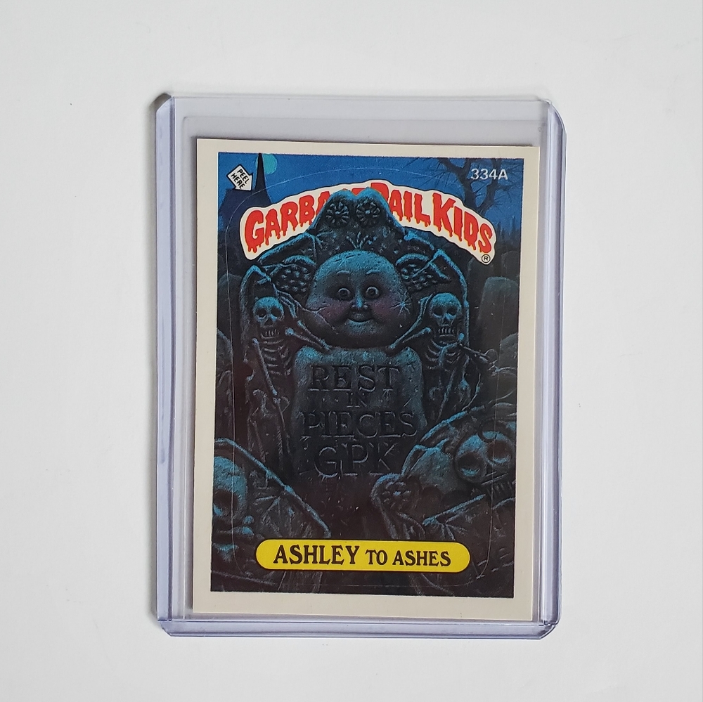 VTG! Topps Garbage Pail Kids | 'Ashley to Ashes' Collectible Card #704 (1987)